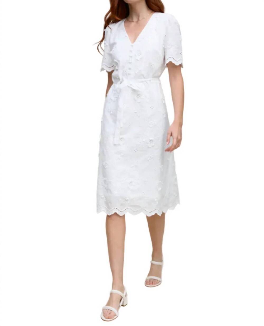 NEW MARGARET O'LEARY meadow dress in ivory